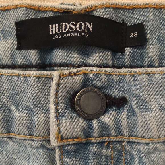 NWT Hudson Sloane jeans with pastel bleach 28 - Picture 5 of 12